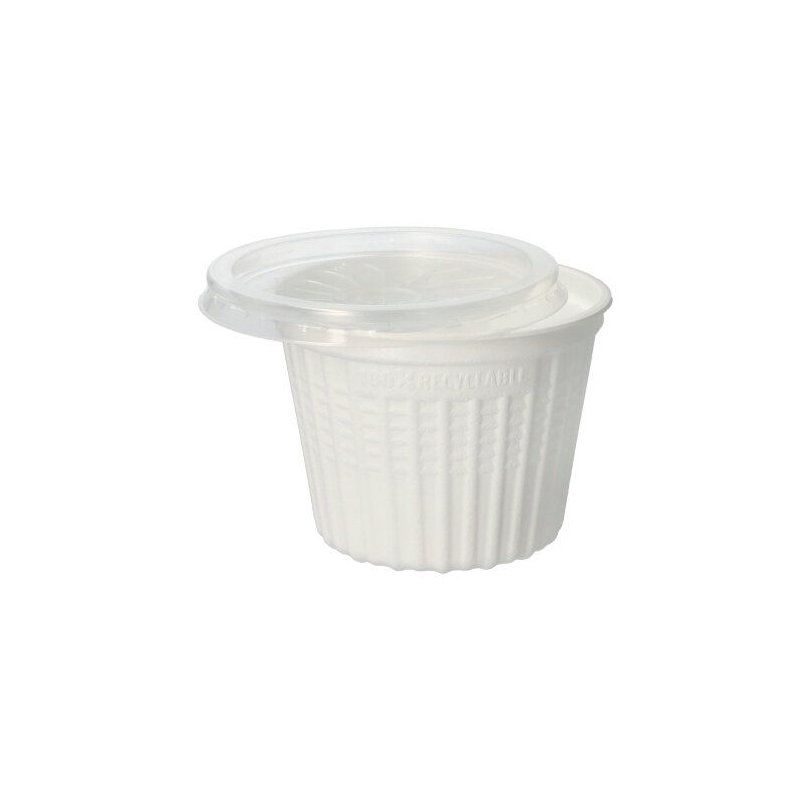 STARPAK couvercles pour bols à soupe à emporter, diamètre 115 mm, transparent, 25 pièces