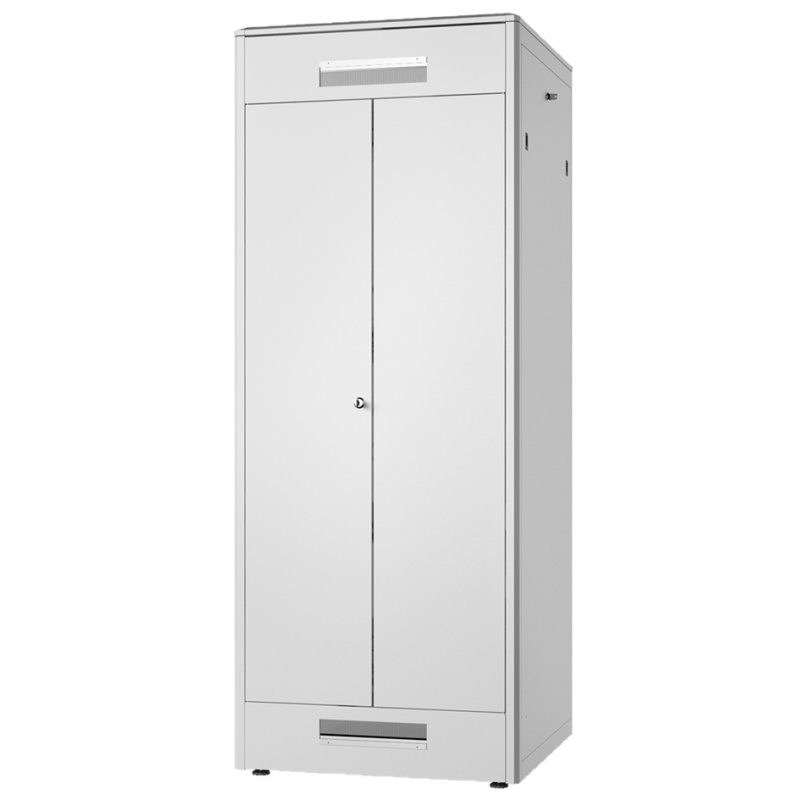 DIGITUS armoire réseau Unique 19 pouces, gris clair, 42 U, 800×800×2053 mm, capacité 800 kg