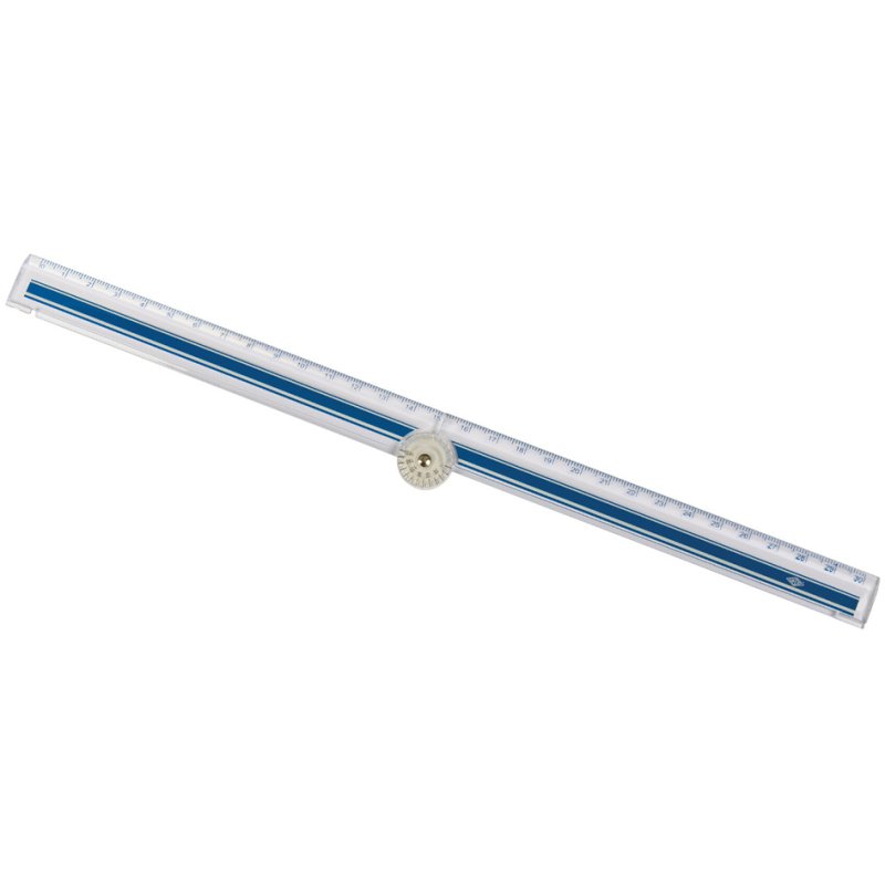 WEDO foldable ruler, transparent, plastic