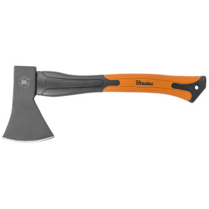Bradas universele bijl, glasvezelsteel, grijs/oranje, 380 mm
