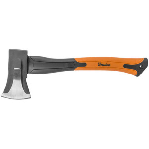 Bradas kloofbijl met fiberglas steel, 380 mm, grijs/oranje, 1 kg