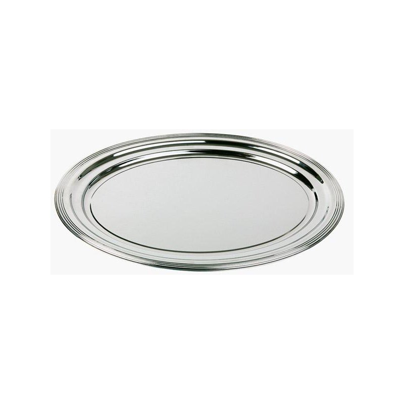 APS plateau de fête CLASSIC, 460 × 340 mm, argenté