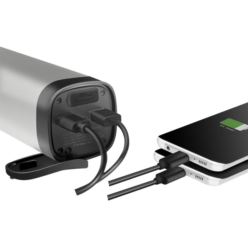LogiLink batterie externe avec démarreur, 10.000 mAh, gris métal, 300A courant de démarrage