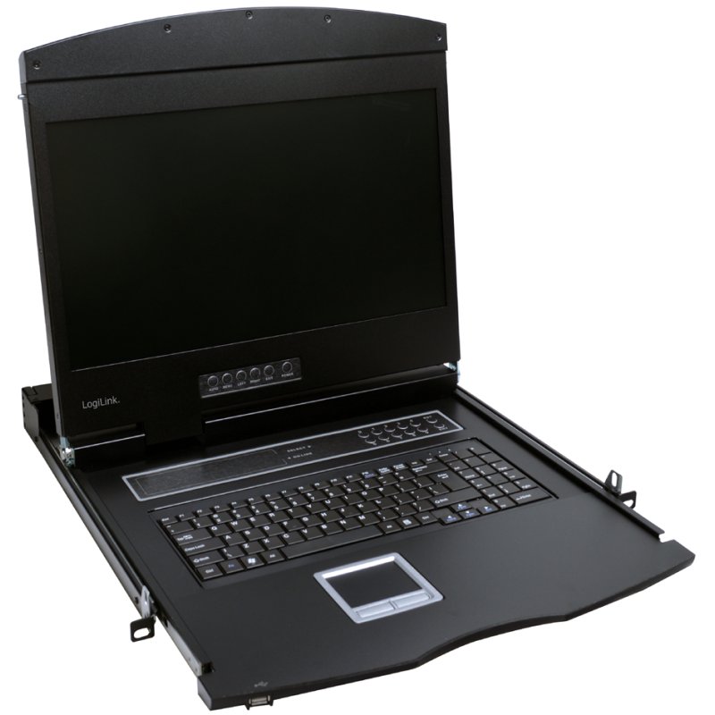 LogiLink Professional LCD console 19 inch, KVM, 1920×1080, black