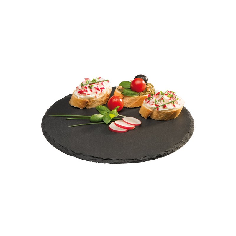 APS tableau noir naturel, diamètre 380 mm, anthracite