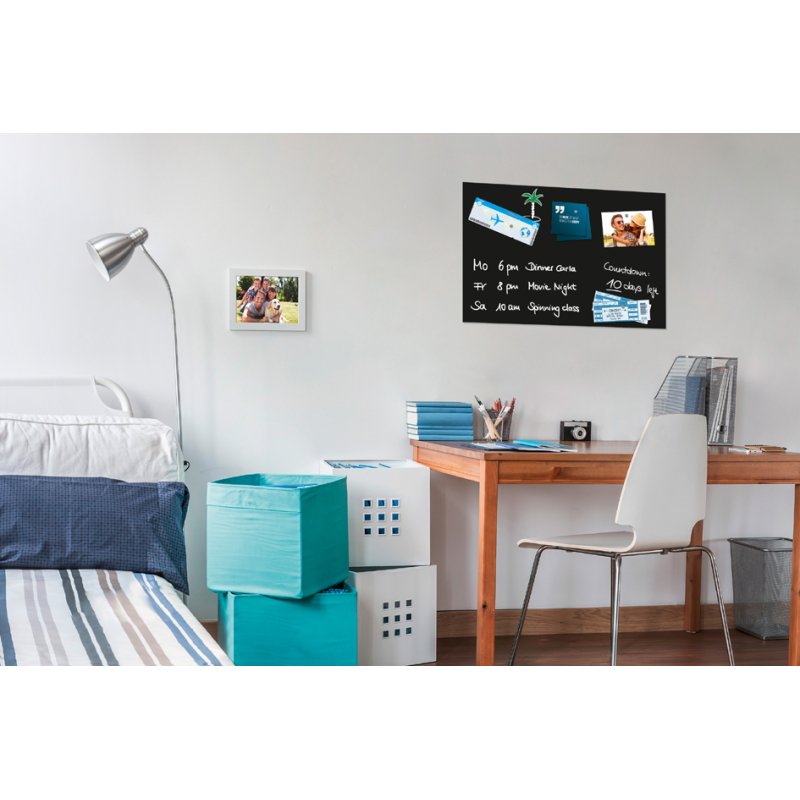 Be!Board glazen magneetbord, 600 x 400 mm, wit