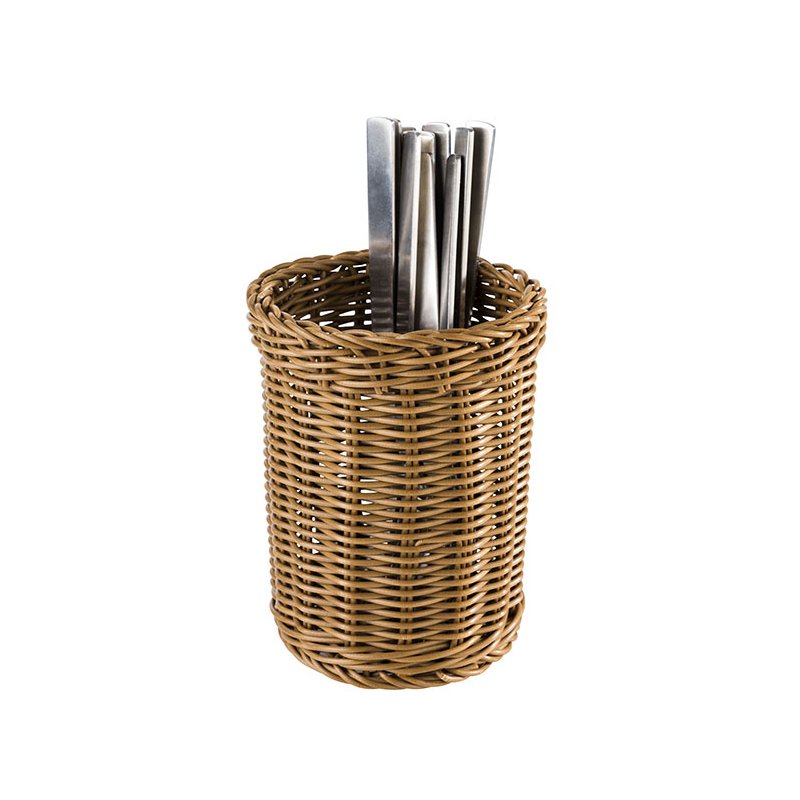 APS bac à couverts ECONOMIC, noir, diamètre 120 mm