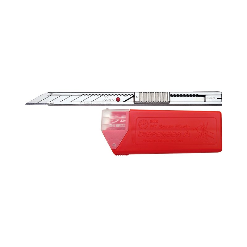 NT Cutter precisie snijder AD-2P, metaal, 9 mm mesjes, inclusief 10 mesjes