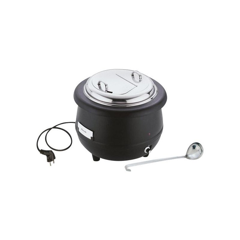 APS elektrische soepketel, 10 liter, polypropylen behuizing, edelstaal binnenpan