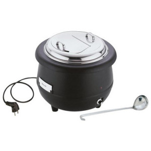 APS elektrische soepketel, 10 liter, polypropylen behuizing, edelstaal binnenpan