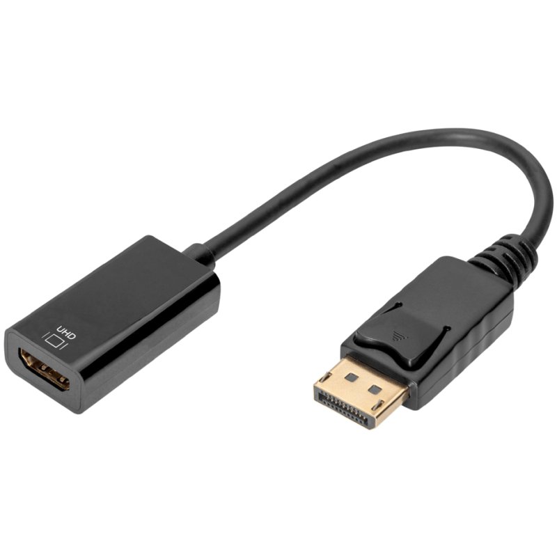 DIGITUS DisplayPort naar HDMI adapter, actief, 0,2 m