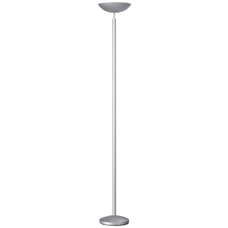 UNiLUX Lampadaire LED DELY 2.0, dimmable, chromé, 24W