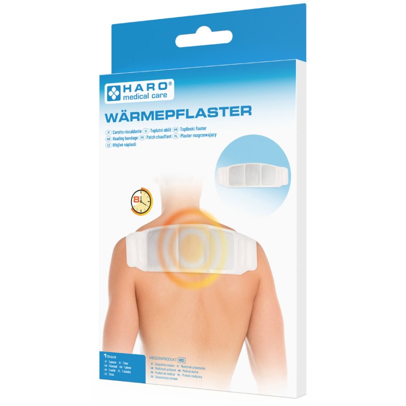 HARO pansements chauffants pour épaule, 300×190 mm, blanc, auto-adhésif
