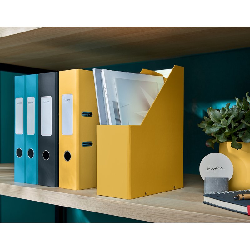 LEITZ trieur de documents Click & Store Cozy A4, jaune, carton dur avec film PP