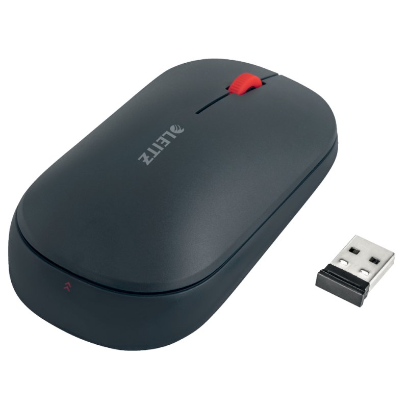 LEITZ Cosy souris Bluetooth sans fil, gris, 3 boutons