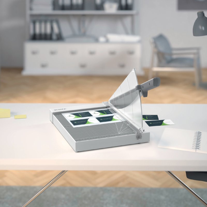LEITZ lever arch cutting machine Home Office, A4, anthracite, 10 sheets