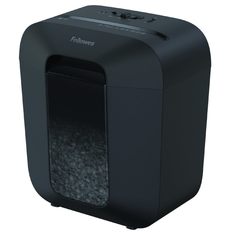 Fellowes destructeur Powershred LX25M, 4×12 mm confettis, capacité 6 feuilles, noir