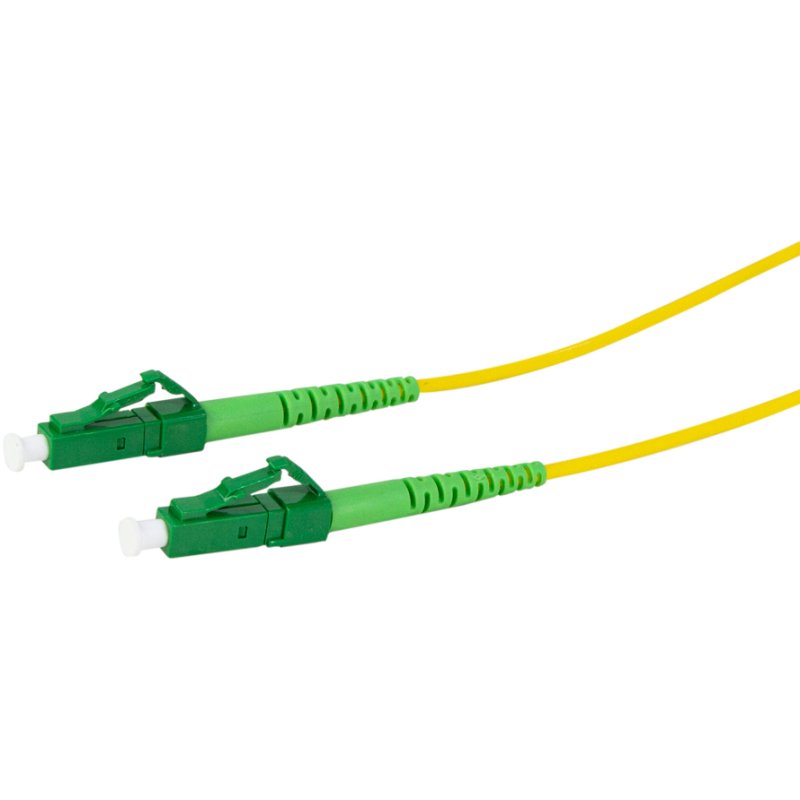 LogiLink Câble fibre optique professionnel LC-Simplex OS2 monomode, 3,0 m, jaune
