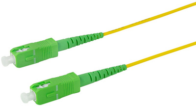 LogiLink Professional glasvezel patchkabel SC-Simplex OS2, singlemode, 0,5 m, geel