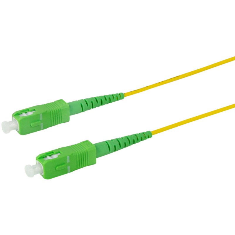 LogiLink Professional câble de raccordement fibre optique, SC/APC duplex, OS2 singlemode, 3m