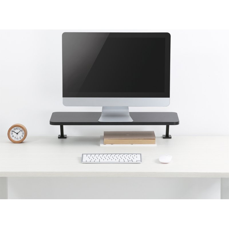 LogiLink monitor stand, steel/wood/plastic, 1000 mm, black
