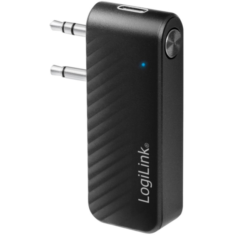 LogiLink Émetteur audio Bluetooth 5.1, noir, portée 7 m, autonomie 10 h