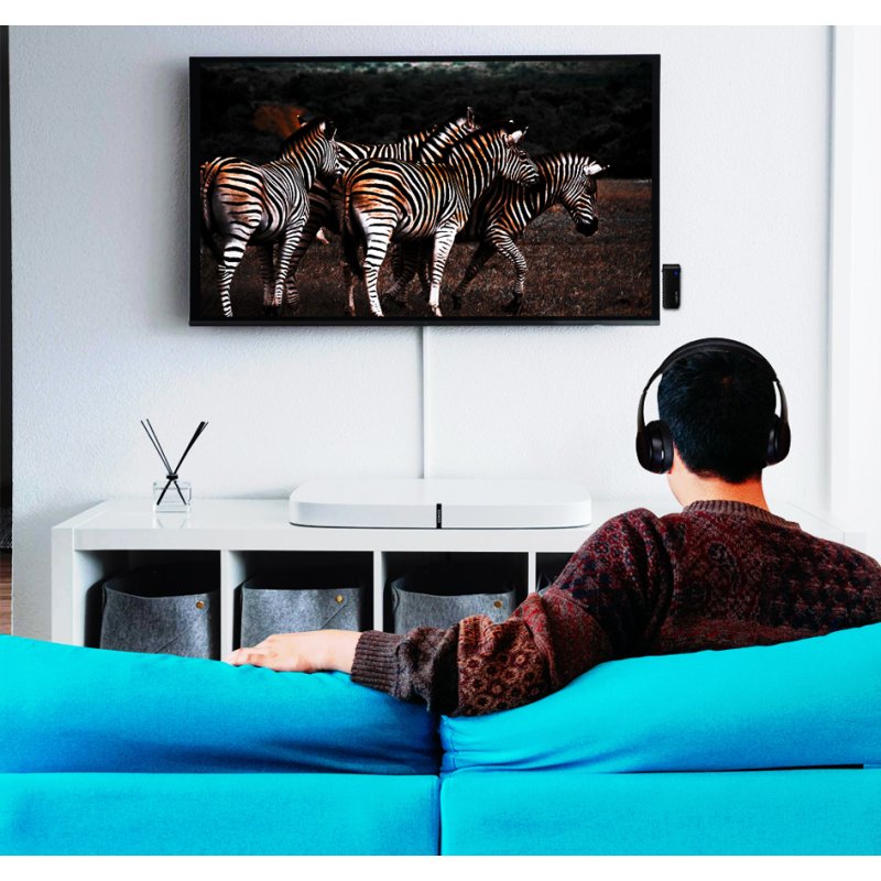 LogiLink Émetteur audio Bluetooth 5.1, noir, portée 7 m, autonomie 10 h