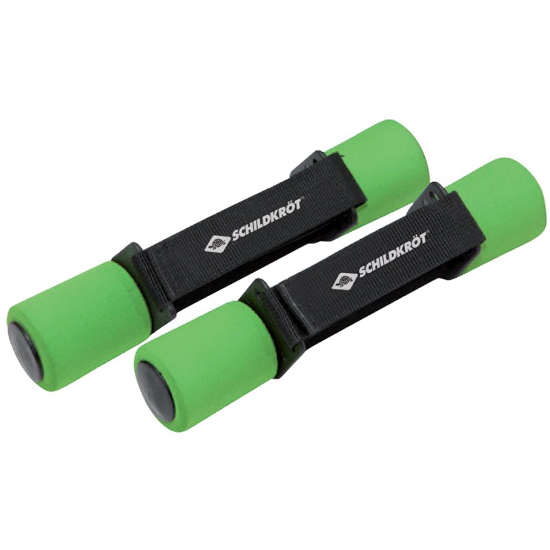 SCHILDKRÖT haltères souples, ensemble 0,5 kg, noir/vert, 2 pièces