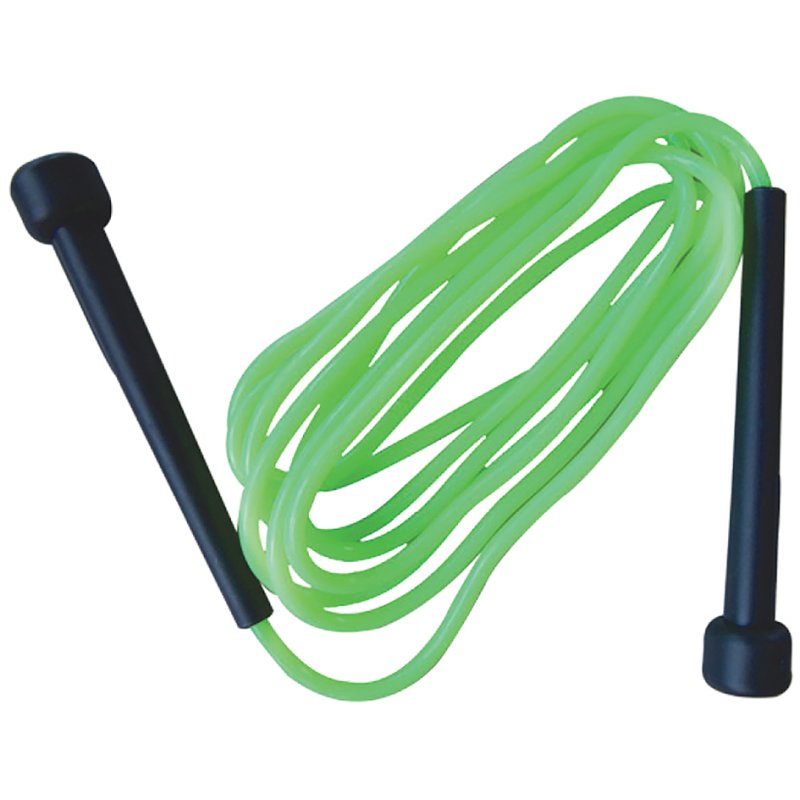 SCHILDKRÖT corde à sauter, noir/vert, 3 mètres, réglage de longueur