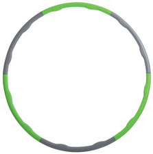 SCHILDKRÖT fitness-hoelahoep, 1.000 mm, groen/grijs, 1,2 kg