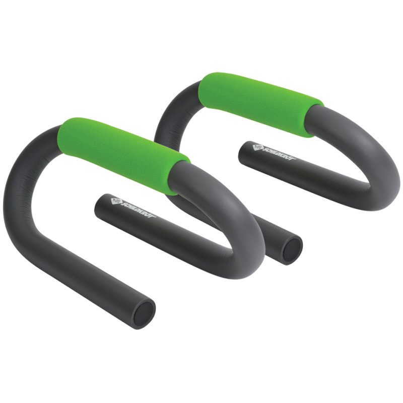 SCHILDKRÖT Push Up Bars press-up handles, black/green, 2 pieces, 120 kg load