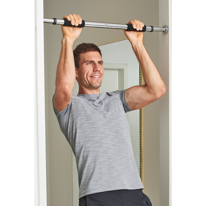 SCHILDKRÖT barre de traction Pull-Up Bar, acier chromé, max. 120 kg