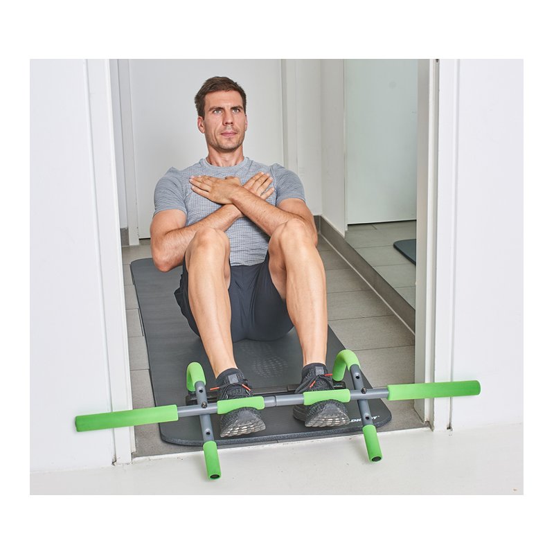 SCHILDKRÖT multifunctional door bar, black/green, load up to 100 kg