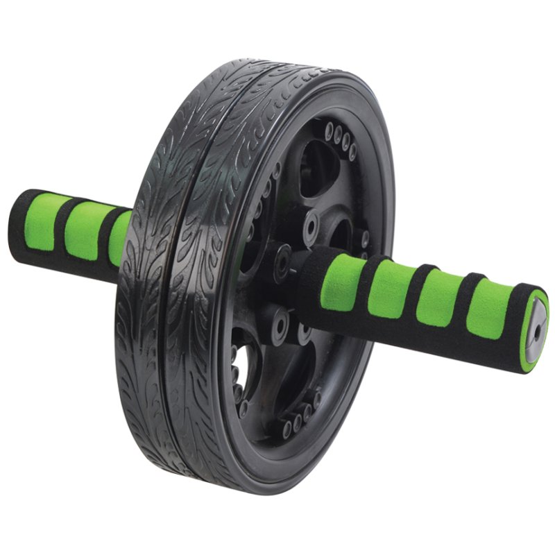 SCHILDKRÖT rouleau abdominal, noir/vert, diamètre 185 mm