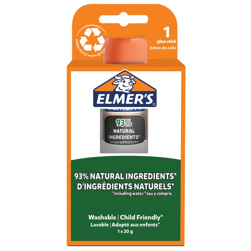 ELMER'S lijmstift Pure Glue, 20g, uitwasbaar, blister