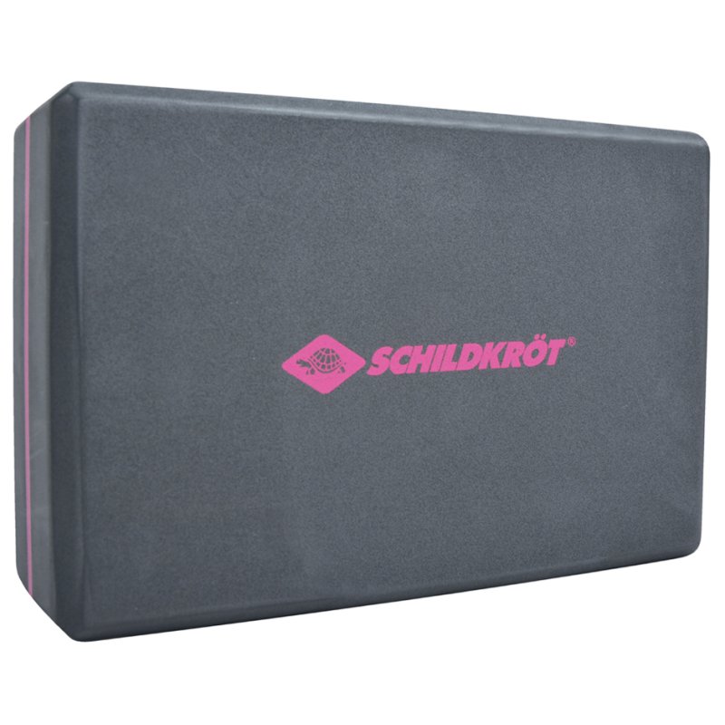SCHILDKRÖT bloc de yoga, vert/gris, 225×150×75 mm, 200 g