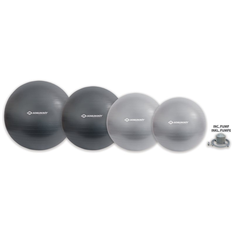 SCHILDKRÖT ballon de gymnastique, 85 cm, gris anthracite