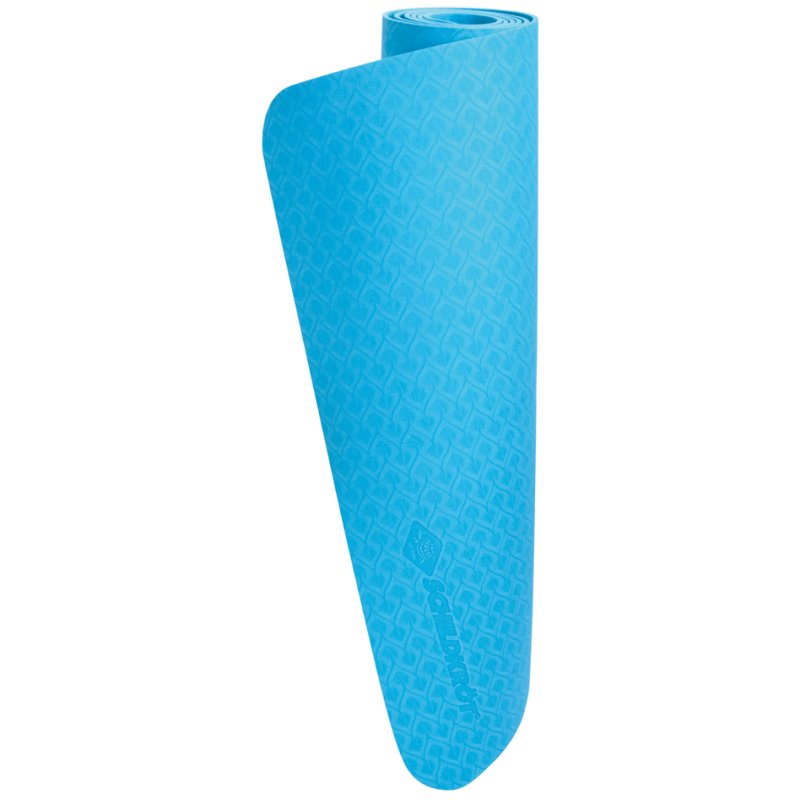 SCHILDKRÖT tapis de yoga, 4 mm, bleu clair, 610×1830 mm