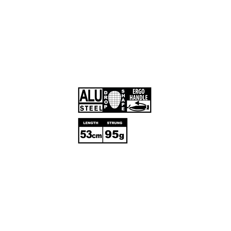 TALBOT torro raquette de badminton ELI Mini, 530 mm, 95 g, à partir de 4 ans