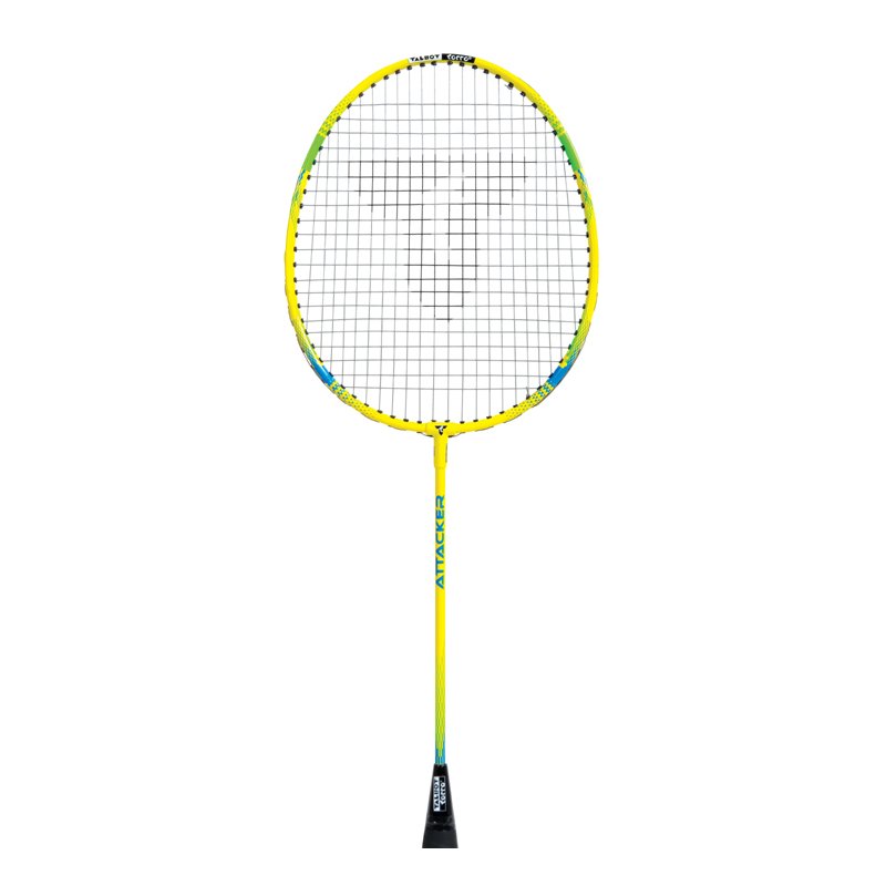 TALBOT torro badmintonracket Aanvaller, gehard staal, 0,8 mm snaren