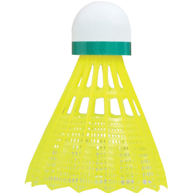 TALBOT torro badmintonshuttles Tech 350, nylon, geel/rood, 3 stuks