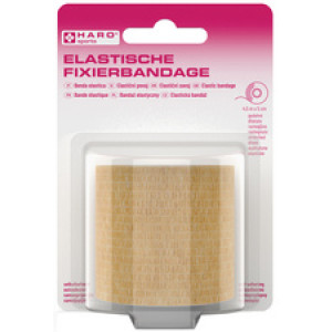HARO elastische fixatieband, 50 mm × 4,5 m, beige