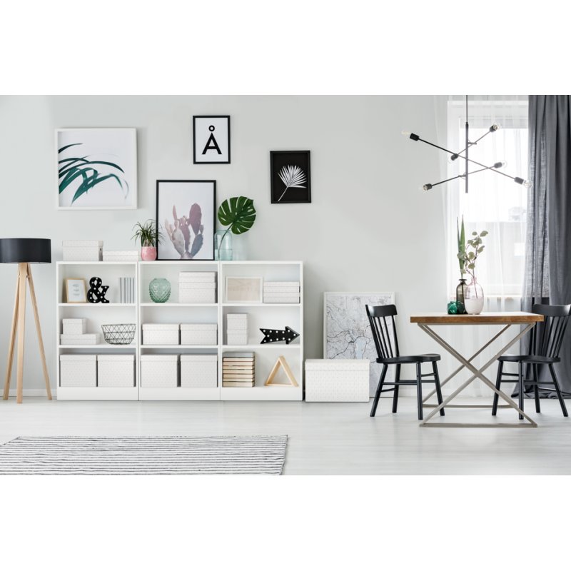 Esselte opbergdoos & geschenkdoos Home M, set van 3, grijs