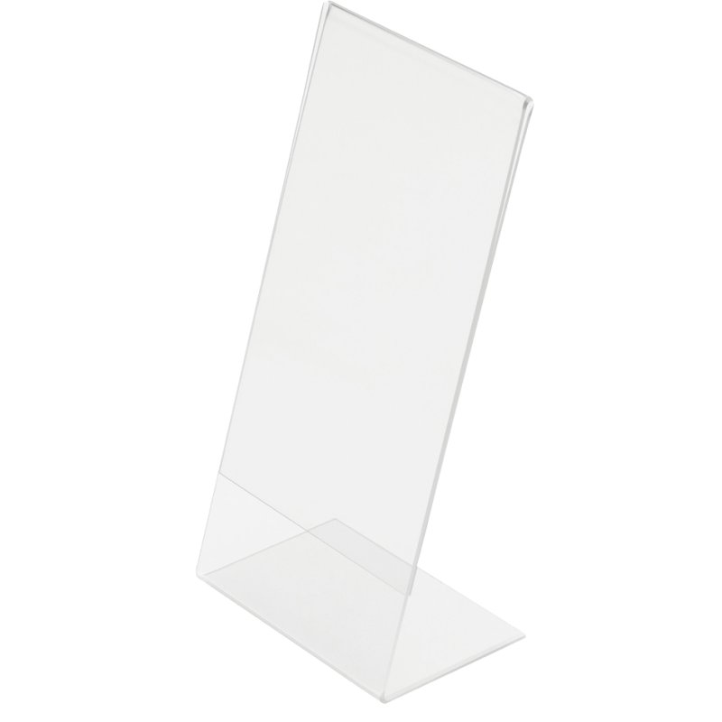 deflecto support de table 45201, 1/3 A4, polystyrène transparent, incliné