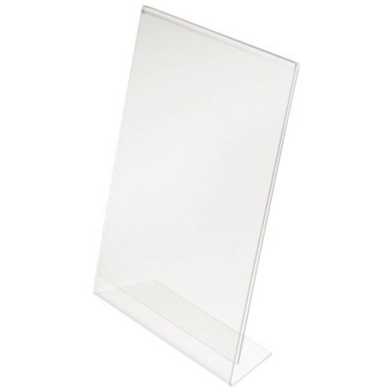 deflecto support de table 45201, 1/3 A4, polystyrène transparent, incliné