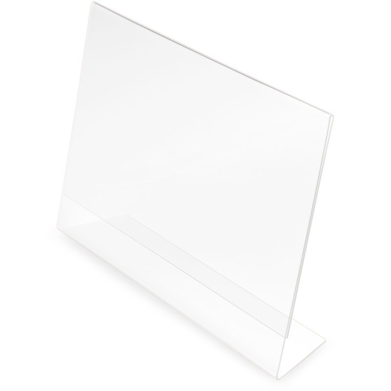 deflecto support de table 45201, 1/3 A4, polystyrène transparent, incliné