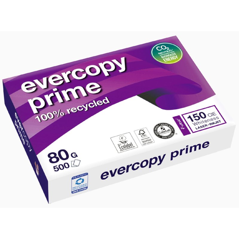 Clairefontaine multifunctional paper Evercopy Prime A4, bright white, 80 g/m², recycling, 500 sheets
