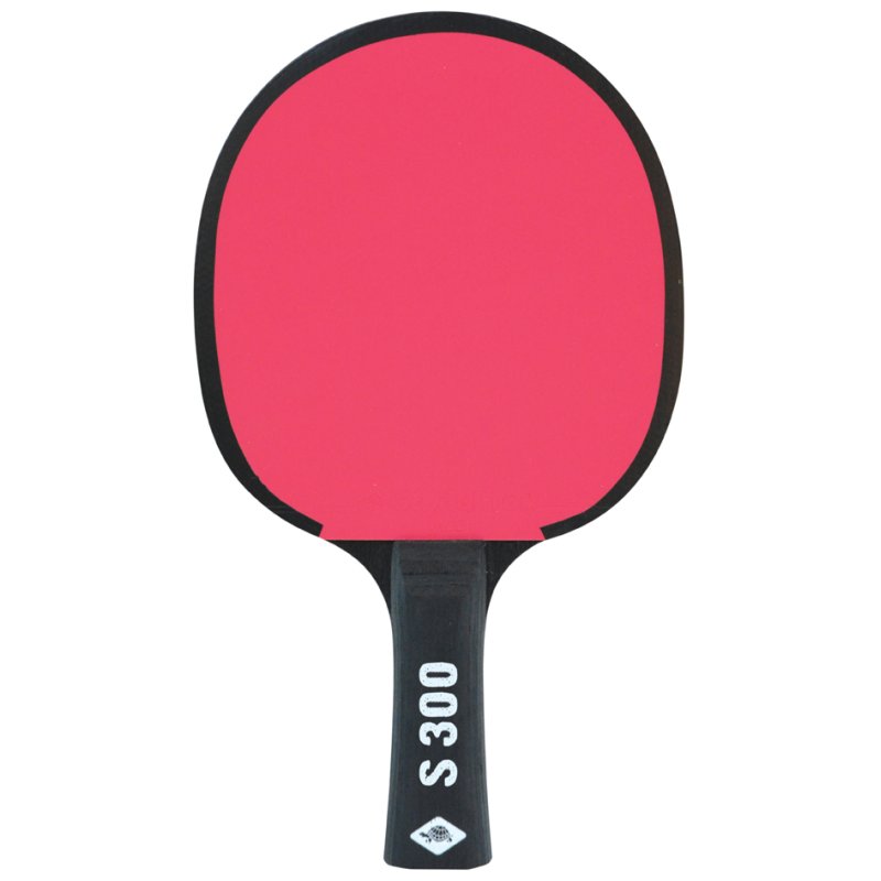 DONIC SCHILDKRÖT raquette de tennis de table Protection Line S300, noir/rouge, contrôle 90/100