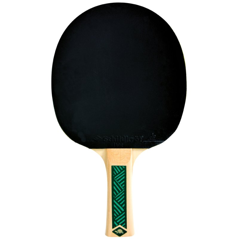 DONIC SCHILDKRÖT Tis Einsteiger-Serie table tennis bat, 5-ply sperrholz, Jade rubber