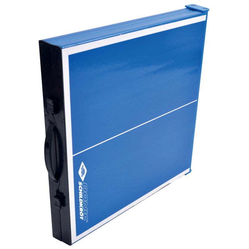 DONIC SCHILDKRÖT petit set de tennis de table, pliable, bleu, 68×33×9 cm
